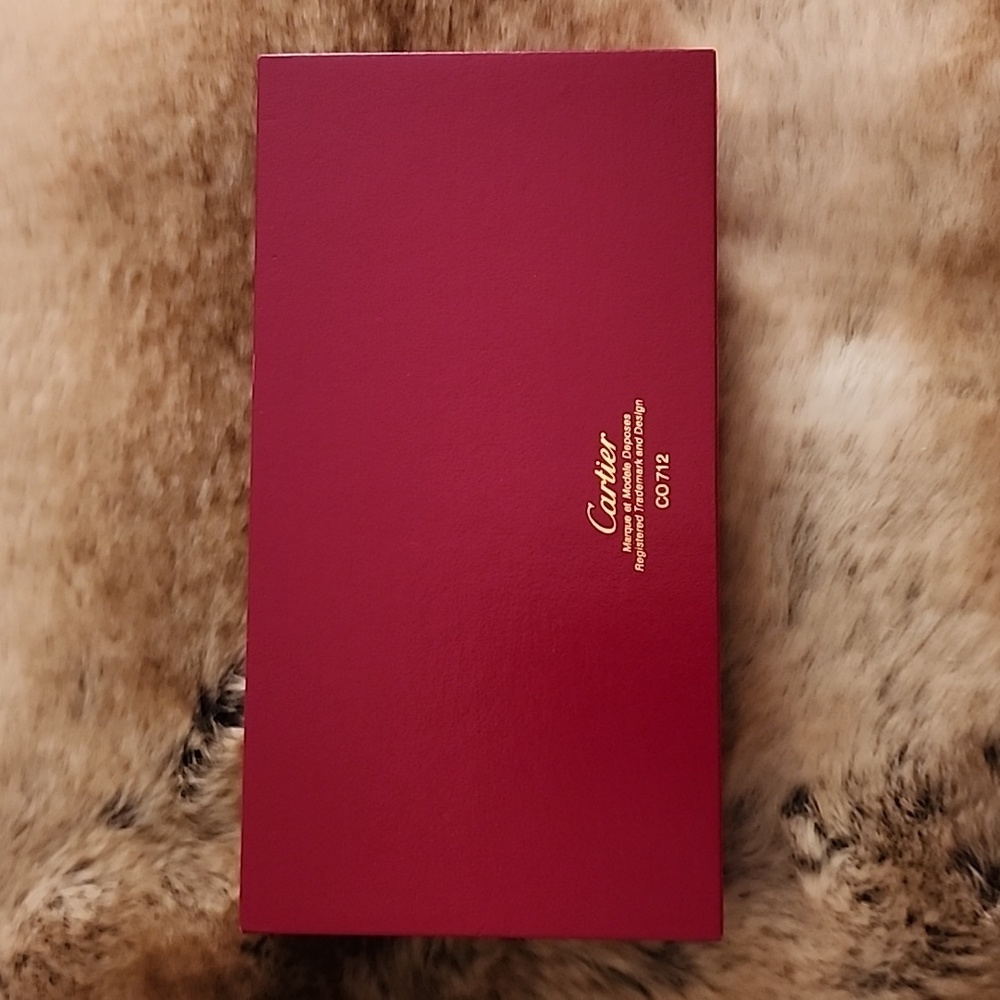 Cartier glasses box